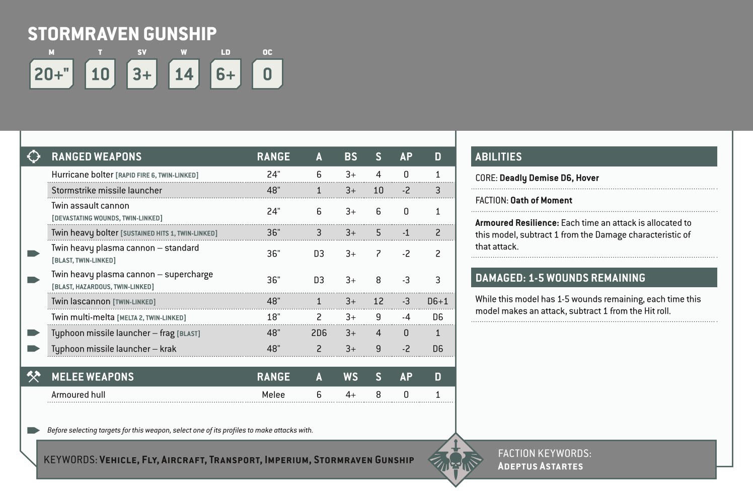 Stormraven Gunship