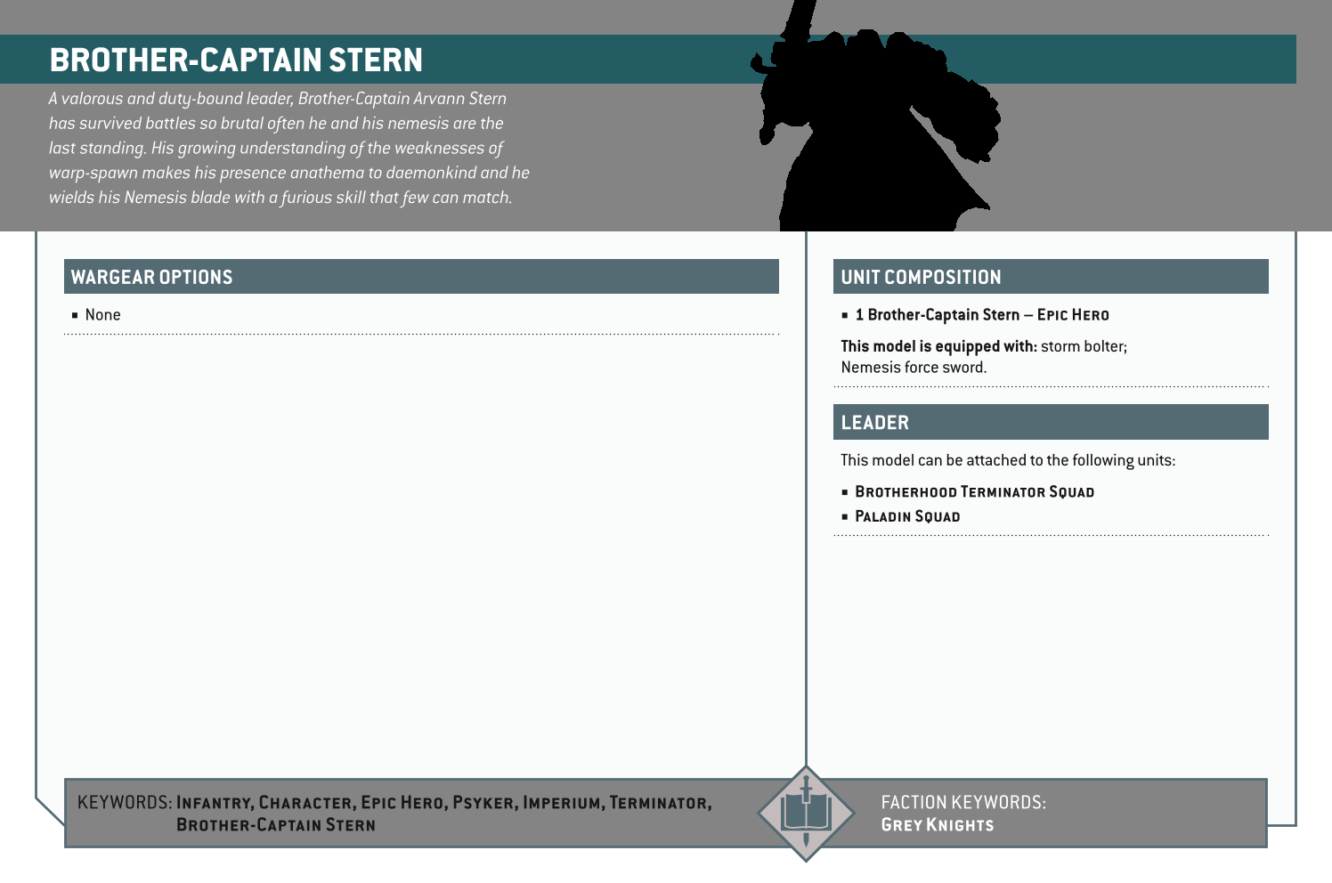 Brother-captain Stern Options