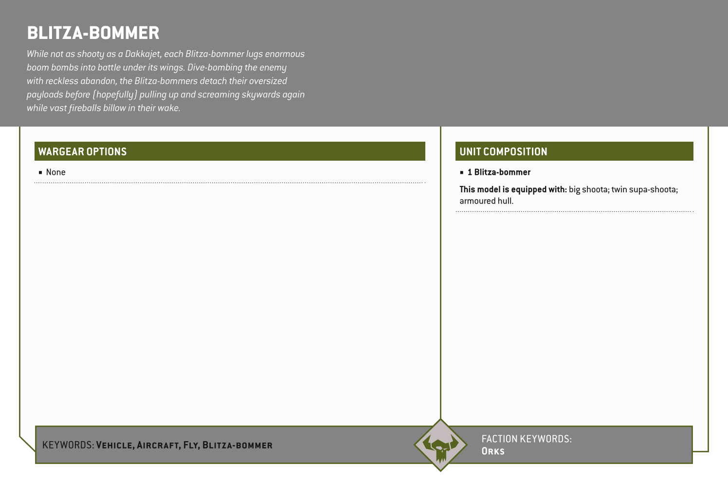 Blitza-bommer Options