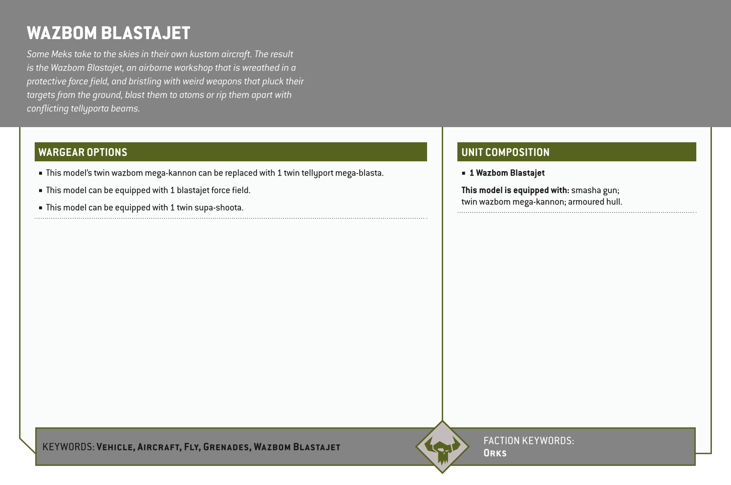 Wazbom Blastajet Options