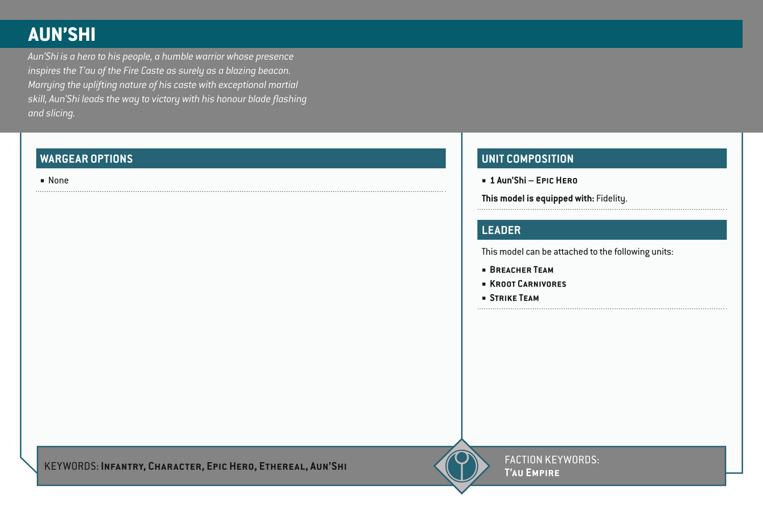 Aun’shi Options