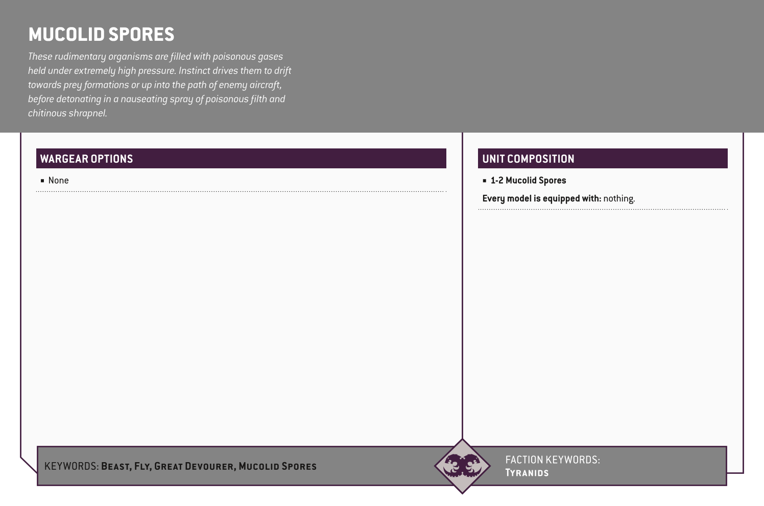 Mucolid Spores Options